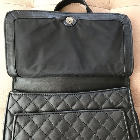 💎SALE🔥BCBGMAXAZRIA black leather bag - Picture 16 of 16